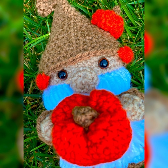 Gnome Pumpkin Handmade Fall/ Autumn Decor - Brand New - Picture 11 of 12